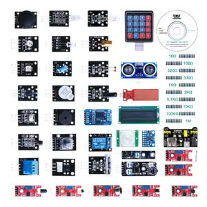 With Arduino Super Awesome Development Board45 In 1 Sensors Modules Starter Kit Better Than 37 In 1 R3 For Arduino Sensor Kit