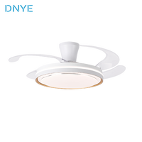 Ventilateur de plafond intelligent à LED 42 pouces, 6 vitesses, réglable, pour décoration intérieure de salon, prix d'usine