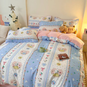 Venta al por mayor juego de sábanas de lujo de tamaño doble de microfibra juego de cama personalizado para el hogar - Product Image 4