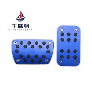 Copertura del pedale del poggiapiedi del freno dell'acceleratore per auto in acciaio inossidabile QSF per <span class=keywords><strong>Toyota</strong></span> <span class=keywords><strong>Civic</strong></span> - Product Image 4