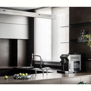 Modern high grade marble matched solid wood furniture customization for villa penthouse whole house layout - Product Image 4