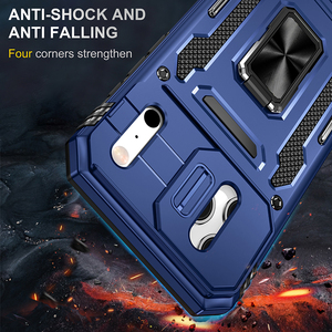 Funda Protectora Reforzada para <span class=keywords><strong>iPhone</strong></span> 16 Pro Max con Protección Deslizante para la Lente y Soporte Metálico Integrado - Product Image 2