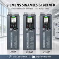 SIEMENS SINAMICS G120X VFD 3AC 3kW 380-480V Pompa Kipas HVAC STO CE Original Tersedia di Stok