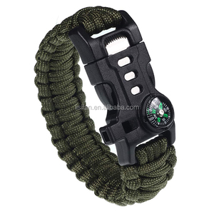 Braccialetto di <span class=keywords><strong>sopravvivenza</strong></span> per escursioni in viaggio Kit di emergenza tattico di emergenza per esterni SOS - Product Image 1