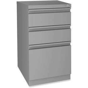 Alera HSD6030CM Luxury Steel Desk with Double Pedestal 60 X 30 X 29.5 Mahogany/Charcoal Legs for <b>Office</b> Study Modern Design - Product Image 2