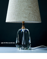Lámpara de Mesa LED E26 de Cristal K9 de Diseño Americano Minimalista para Decoración de Villas, Lámpara de Escritorio para Mesita de Noche, AC 110-240V, Lámpara de Lectura