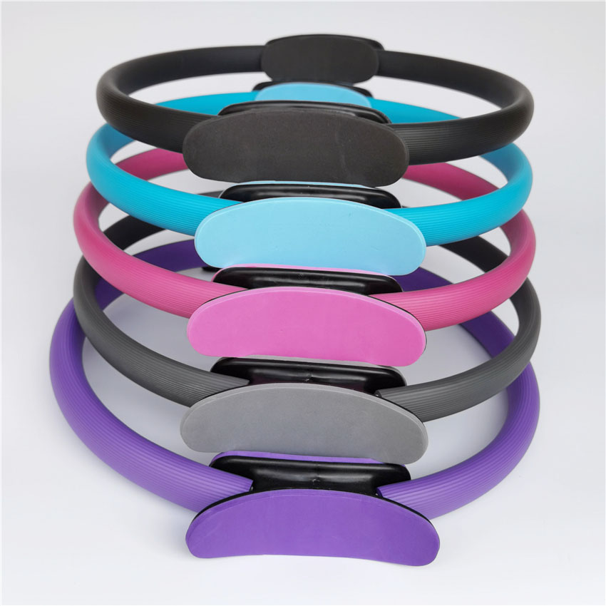 Многоцветное высококачественное кольцо из стекловолокна для йоги, фитнеса, брюшного пресса, пилатеса