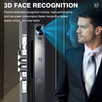 Cerradura Inteligente para Puerta con Reconocimiento Facial 3D, Huella Dactilar y Control por Aplicación WiFi, Cerradura Digital para Casa, Apartamento u Oficina