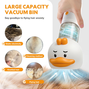 Wholesale 3 in 1 Pet Handheld Brushless Grooming Kit <b>Vacuum</b> Cleaner with a Hidden Needle Comb Multi-function - Product Image 3
