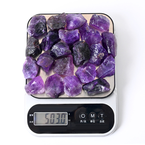 Vente en gros de pierres brutes d'améthyste pour la guérison et les diffuseurs d'huiles essentielles - Product Image 6