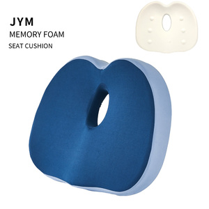 Coussin de siège en <span class=keywords><strong>mousse</strong></span> à mémoire de forme personnalisé JYM, vente en gros, coussin orthopédique pour chaise de bureau, soulagement des douleurs au coccyx, directement de l'usine - Product Image 3