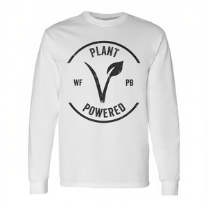 Camiseta de manga larga con diseño de plantas Whole Food Plant Based Vegan Vegetarian WF PB - Product Image 2