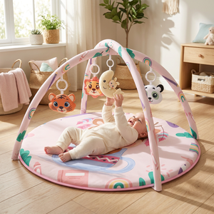 <span class=keywords><strong>Tapis</strong></span> <span class=keywords><strong>de</strong></span> <span class=keywords><strong>sol</strong></span> pour bébé extra épais, pliable, centre d'activités jungle, rembourré, <span class=keywords><strong>tapis</strong></span> <span class=keywords><strong>de</strong></span> jeu sensoriel, mousse XPE non toxique, essentiels pour nouveau-nés - Product Image 2