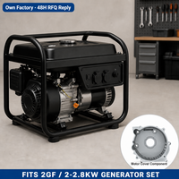 Cache-moteur en aluminium OEM moulé sous pression ADC12, testé CNC et étanche, certifié ISO 9001, pour groupe électrogène 2GF 2-2,8 kW