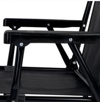 Chaise pliante d'extérieur en acier légère pour jardin, terrasse, plage, pêche, pique-nique, camping