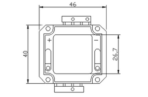 Haute puissance <span class=keywords><strong>100w</strong></span> lampe verte pure <span class=keywords><strong>Led</strong></span> <span class=keywords><strong>COB</strong></span> <span class=keywords><strong>Array</strong></span> 520nm 525nm 530nm - Product Image 3