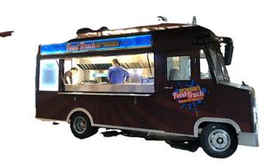 Camion de restauration mobile rétro OEM, camion de restauration rapide électrique, kiosque de restauration de crème glacée, chariot de vente de collations personnalisé à vendre en Europe - Product Image 4