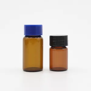 10ml Vial 20ml 15ml 10ml Clear Amber Tubular Glass Vials With Screw Cap Wholesale