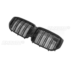 Accesorios para Auto: Parrilla Delantera para BMW G05 LCI X5 2023 2024, Color Negro Brillante con Orificio para Cámara - Product Image 3