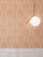Carreaux de céramique de luxe 70x280mm à motif plume, polis et antidérapants, pour murs de salle de bain et de douche de maison moderne et spa