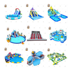 Parc <span class=keywords><strong>de</strong></span> jeux gonflables géant <span class=keywords><strong>de</strong></span> qualité commerciale personnalisé, parc d'attractions extérieur, château gonflable, parcours d'obstacles, garantie <span class=keywords><strong>de</strong></span> 2 ans, sur mesure - Product Image 6