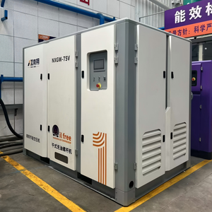 เครื่องอัดอากาศแบบสกรู CE Good Sales Quiet 15kw 420ph รุ่น 1797cfm แบบแห้ง ปราศจากน้ำมัน สองขั้นตอน ระบบ PM VSD - Product Image 6