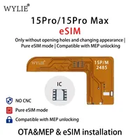 Modul WYLIE Tanpa-CNC Khusus eSIM Untuk 15/15Pro/16/16Pro/17Pro/17ProMax, Sinyal Seluler Terintegrasi, Tanpa Kartu SIM Fisik