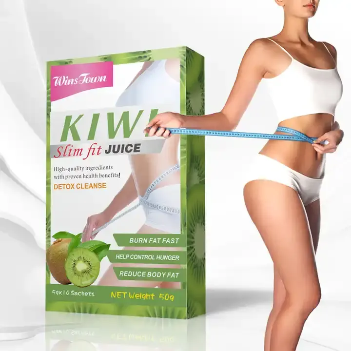 Kiwifrucht Slim fit Fruchtsaft gesund abnehmen Entgiftung Saftpulver Kiwi Getränke zur Gewichtsabnahme