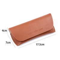 Bestpackaging étuis en cuir pour lunettes de soleil de luxe étui à lunettes en cuir souple étui et sac à lunettes avec logo personnalisé