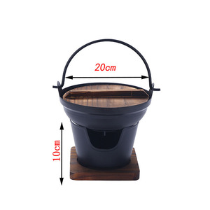 Sukiyaki japonais Pot Ménage Mini Hotpot Réchaud Solide Alcool Réchaud à <span class=keywords><strong>Fondue</strong></span> Ensemble - Product Image 5