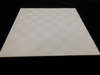 Plaque de plafond en gypse recouverte de vinyle 595x595x7mm pour le marché nigérian