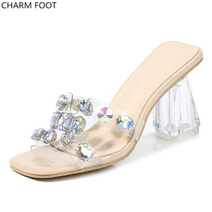 Guangzhou estate 1 pair di nuovo modo confortevole sexy lady <span class=keywords><strong>tacco</strong></span> <span class=keywords><strong>alto</strong></span> scarpe Pantofola - Product Image 3