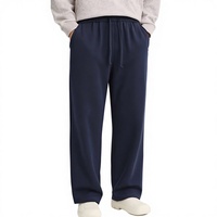 Qiu Fashion 818 # Pantalon unisexe vintage imprimé en coton chinois 300g, coupe droite, longueur intégrale, respirant, idéal pour l'été et le sport
