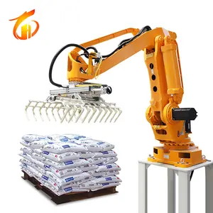 תעודת CE באיכות גבוהה תוצרת סין מותאמת אישית מלא אוטומטי 25 ק""ג תיק אוטומטי משטח רובוט
