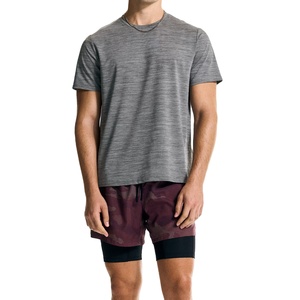 Camiseta Deportiva Personalizada de Mezcla de Telas Populares Americanas para Fitness, Culturismo y Entrenamiento, con Estampado Unisex para Hombre - Product Image 2