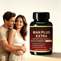 Complément alimentaire RTS Natural Male Maca en capsules, 60 capsules, 8050 milligrammes, contenant 7 ingrédients, favorisant la vitalité et l'endurance masculine