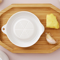 Râpes à légumes et fruits personnalisées de 4 pouces, en céramique blanche, pour citron, fromage, oignon, gingembre, ail, carotte, mini-râpes