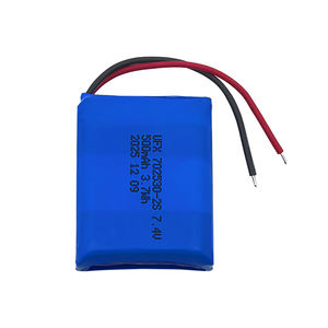 Batterie <span class=keywords><strong>Li-ion</strong></span> rechargeable en gros, cellule polymère au lithium UFX 702530-2S 7.4v 500mAh 2s1p, pack de batteries Lipo pour mini imprimante - Product Image 1