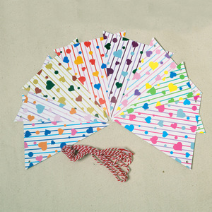 Drapeau banderole en papier vintage vente en gros, banderoles de drapeaux, banderoles pour chambre d'enfants, <span class=keywords><strong>décoration</strong></span> de fête d'<span class=keywords><strong>anniversaire</strong></span> pour bébé - Product Image 2