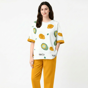 Conjunto de Pijama de Invierno de Algodón para Mujer, 2 Piezas, Manga Larga, Ropa de Dormir, Fabricante y Proveedor Mayorista OEM - Product Image 1