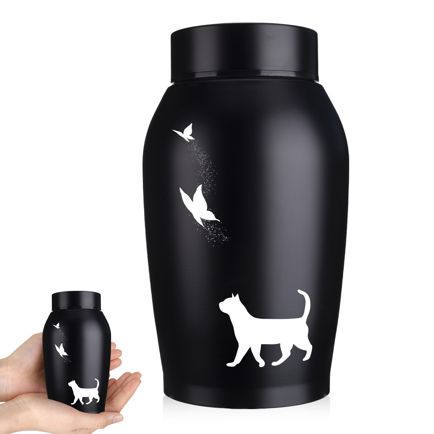 Noir - Chat et Papillon