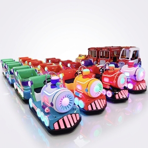 <span class=keywords><strong>Train</strong></span> électrique sans rail en fibre de verre pour enfants, équipement de divertissement extérieur commercial pour centres commerciaux, à vendre - Product Image 1