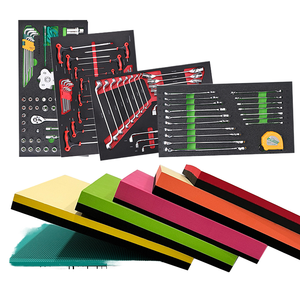 Hình Dạng Tùy Chỉnh <span class=keywords><strong>EVA</strong></span> Bọt Chèn Hộp Công Cụ Chính Xác <span class=keywords><strong>CNC</strong></span> Cắt Chống Thấm Nước Chống Sốc Chống Vi Khuẩn Sửa Chữa Wrenches Chất Liệu - Product Image 1