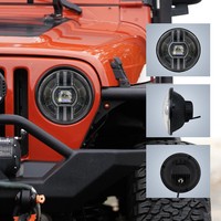 Phare rond à led Tuff Plus 60w, feux de croisement et de route, autres accessoires d'éclairage de voiture, phares jeeps à led