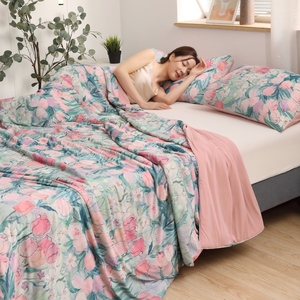 لحاف فاخر من التوليب لشخص واحد ومزدوج للتبريد في الصيف لحاف - Product Image 1