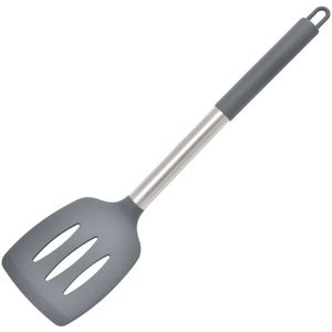 Wholesale High Quality Kitchen Accessories Stainless Steel Handle Non-stick Pan Heat Resistant Black <b>Silicone</b> Spatula - Product Image 2