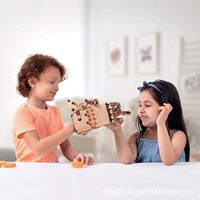 2025 choix des Parents bricolage robotique mécanique main tige jouet pour enfants en bois cadeau d'anniversaire pour garçons et filles