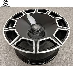 Rines Personalizados de Aleación de Aluminio Forjado con Múltiples Radios, Acabado Negro para Rolls Royce Phantom, Cullinan, Ghost, Dawn, 20-24 Pulgadas, 1 Año de Garantía - Product Image 2