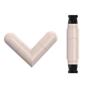 Eyeliner <span class=keywords><strong>tampon</strong></span> double embout végétalien, imperméable, lisse, 2 couleurs, épais, pour maquillage léger, vente en gros - Product Image 3