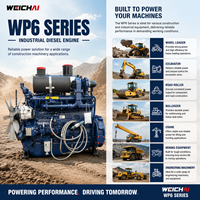 Moteur diesel turbocompressé à rampe commune refroidi par air SCDC Weichai WP6G140E330 105 kW 2200 tr/min 6 cylindres pour machines de construction